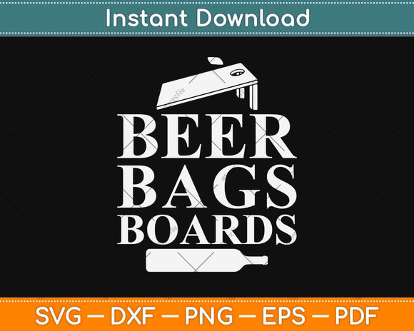 Beer Bags Boards Funny Cornhole Distressed Svg Design Cricut Printable Cutting File