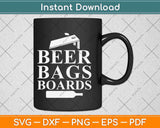 Beer Bags Boards Funny Cornhole Distressed Svg Design Cricut Printable Cutting File