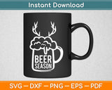 Beer Season Hunting Svg Design Cricut Printable Cutting Files
