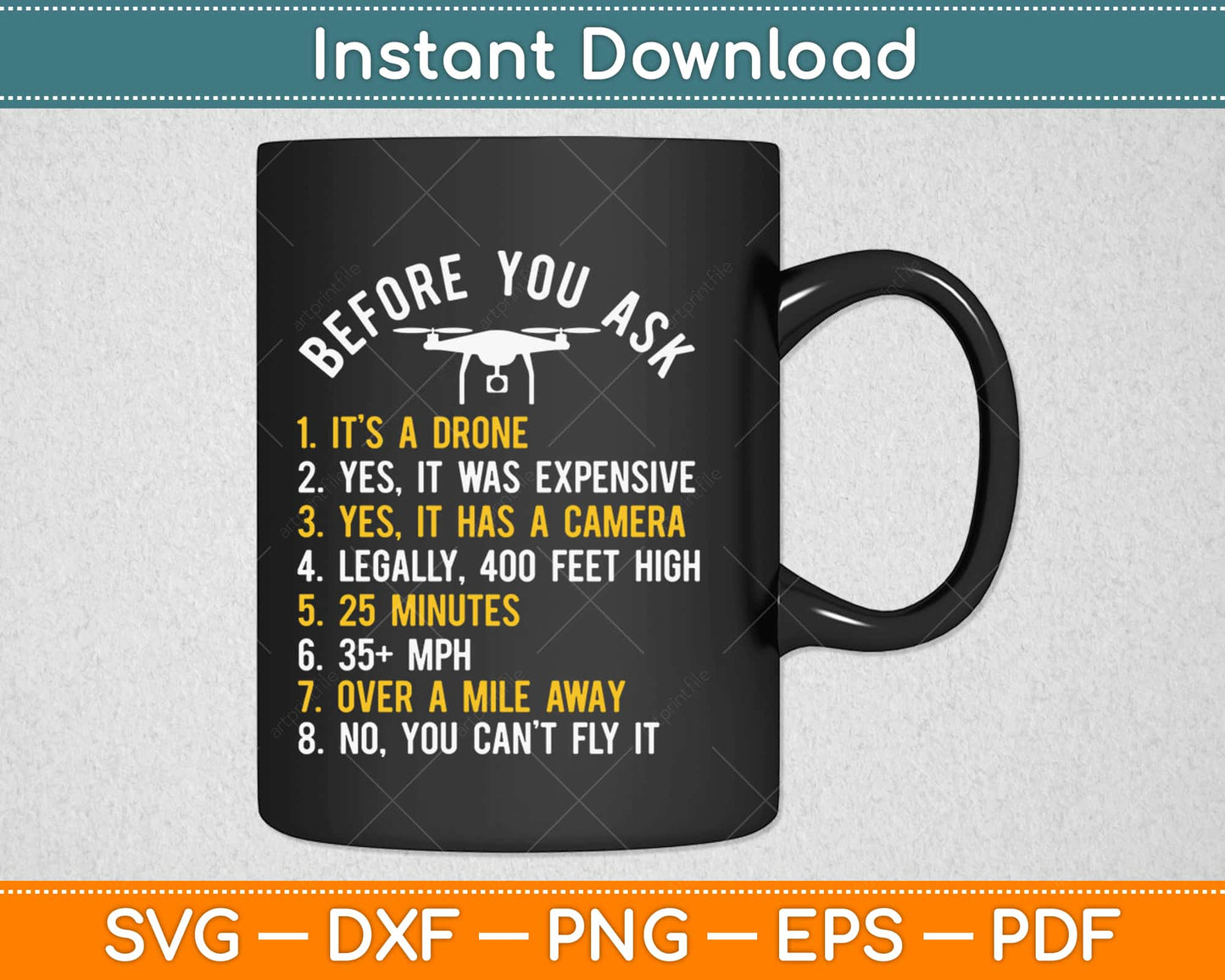 Before You Ask Funny Drone Svg Design Cricut Printable Cutting Files