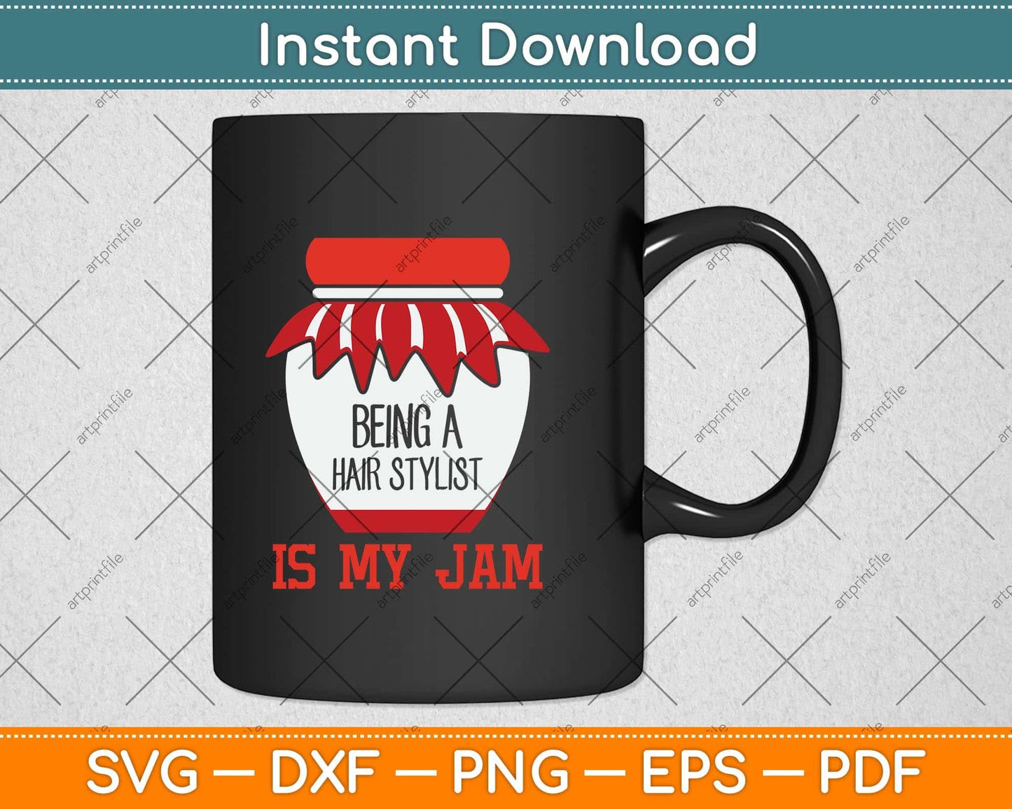 Being A Hair Stylist Is My Jam Fun Hairstylist Svg Png Dxf Digital Cutting File