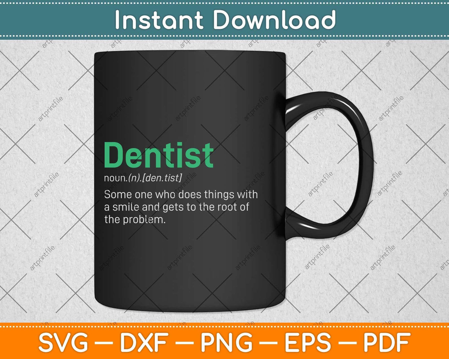 Best Funny Dentist Definition Svg Png Dxf Digital Cutting File