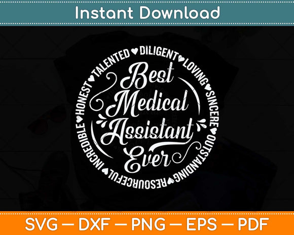 Best Medical Assistant Svg Png Dxf Digital Cutting File