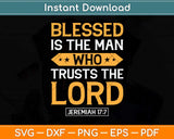 Bible Scripture Verse Jeremiah 177 Svg Png Dxf Digital Cutting File