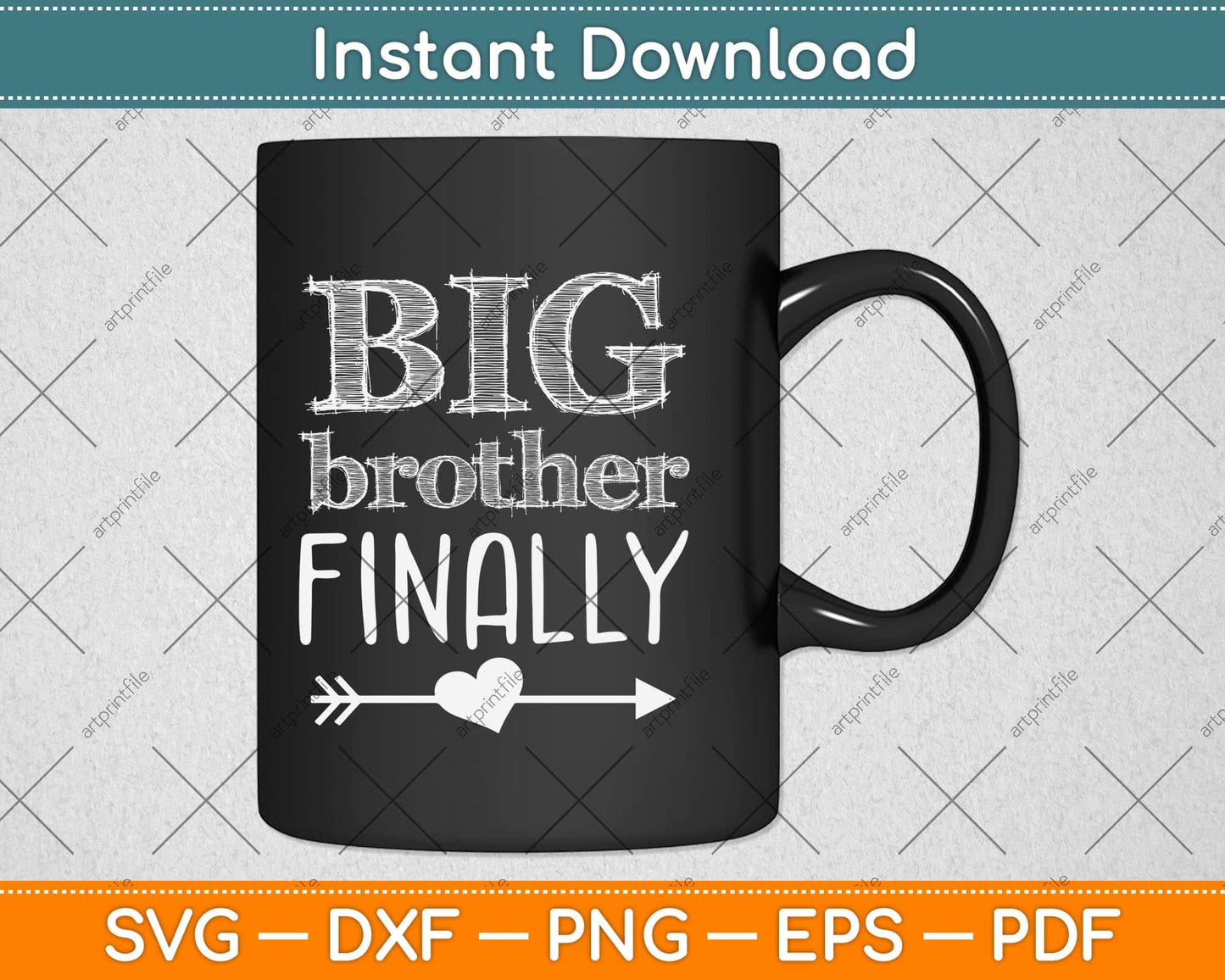 Big Brother Finally Svg Png Dxf Digital Cutting File