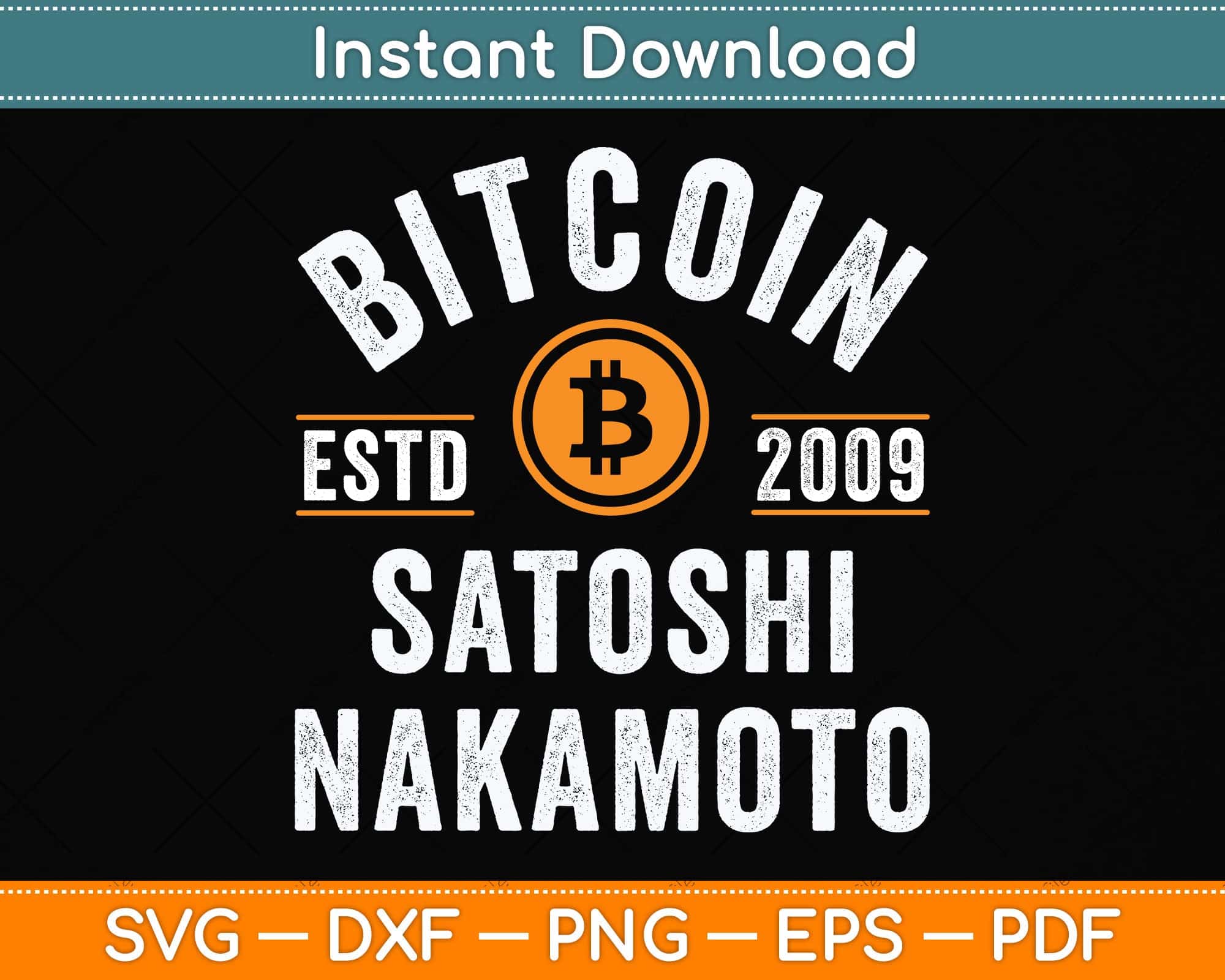 Bitcoin Logo BTC Crypto Currency Traders Blockchain Svg Cutting File ...