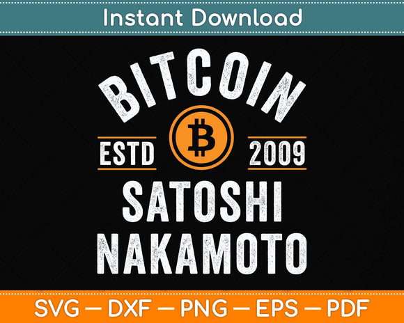 Bitcoin Logo BTC Crypto Currency Traders Blockchain Svg Png Dxf Digital Cutting File