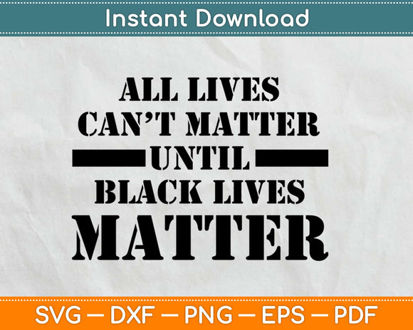Black Lives Matter Svg, Png Design Cricut Printable Cutting Files