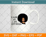 Black Queen Lady Curly Natural Afro African American Ladies Svg Design Cricut Cut File
