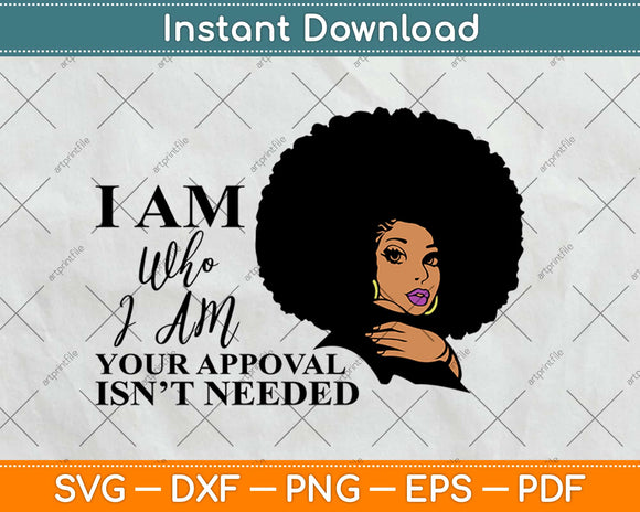 Black Queen Lady Curly Natural Afro African American Ladies Svg Design Cricut Cut File