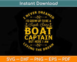 Boat Captain Boating Boat Owner Boat Lover Svg Png Dxf Digital Cutting File