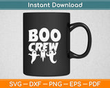 Boo Crew Svg Design Cricut Printable Cutting Files