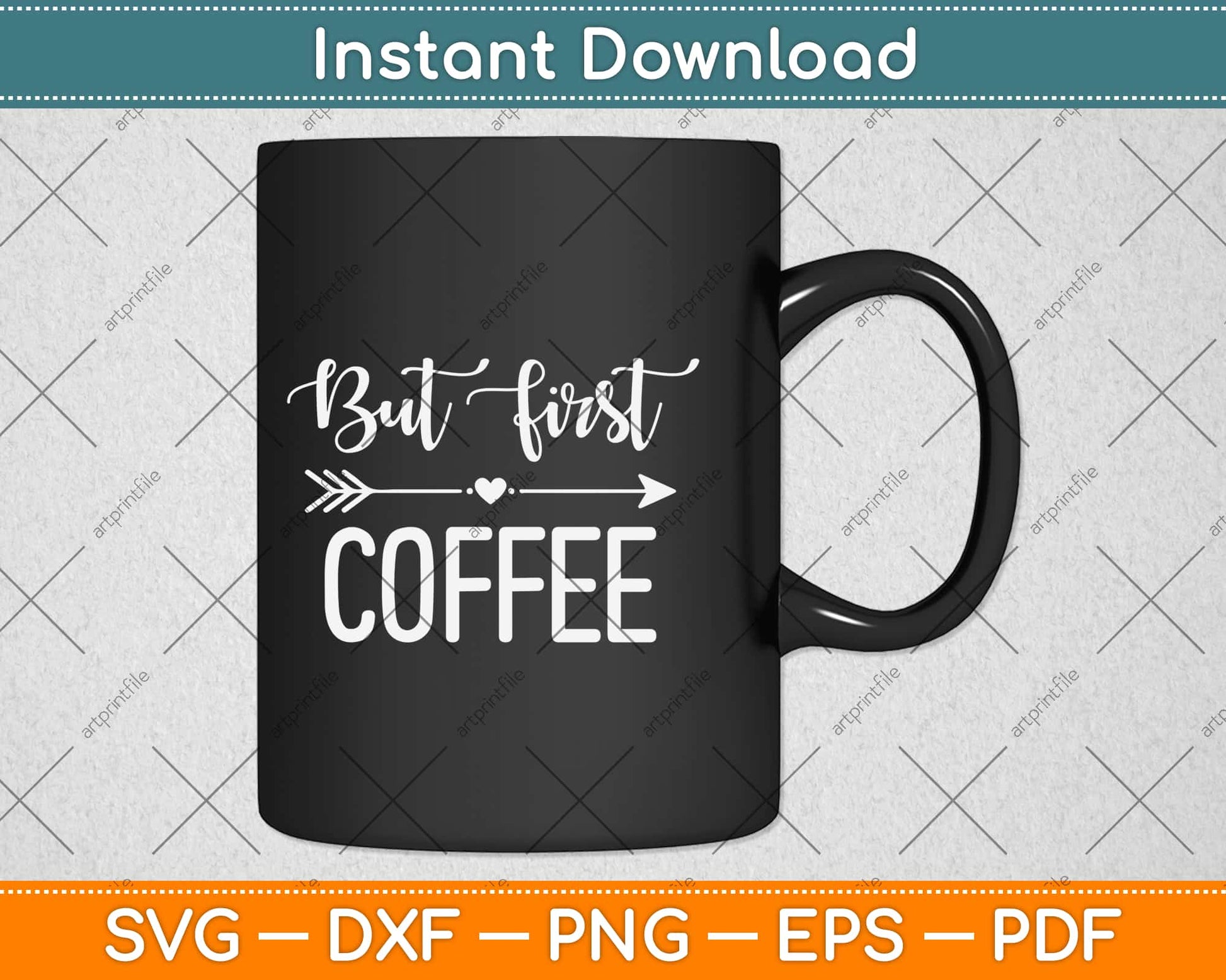 But First Coffee Svg Design Cricut Printable Cutting Files