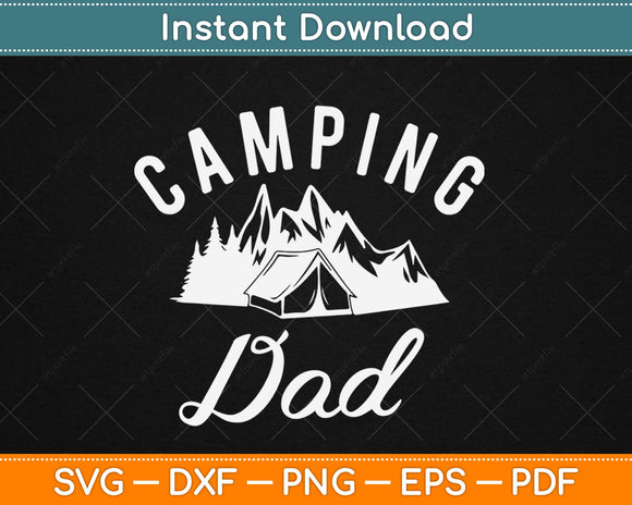 Camping Dad Svg Png Design Cricut Printable Cutting Files