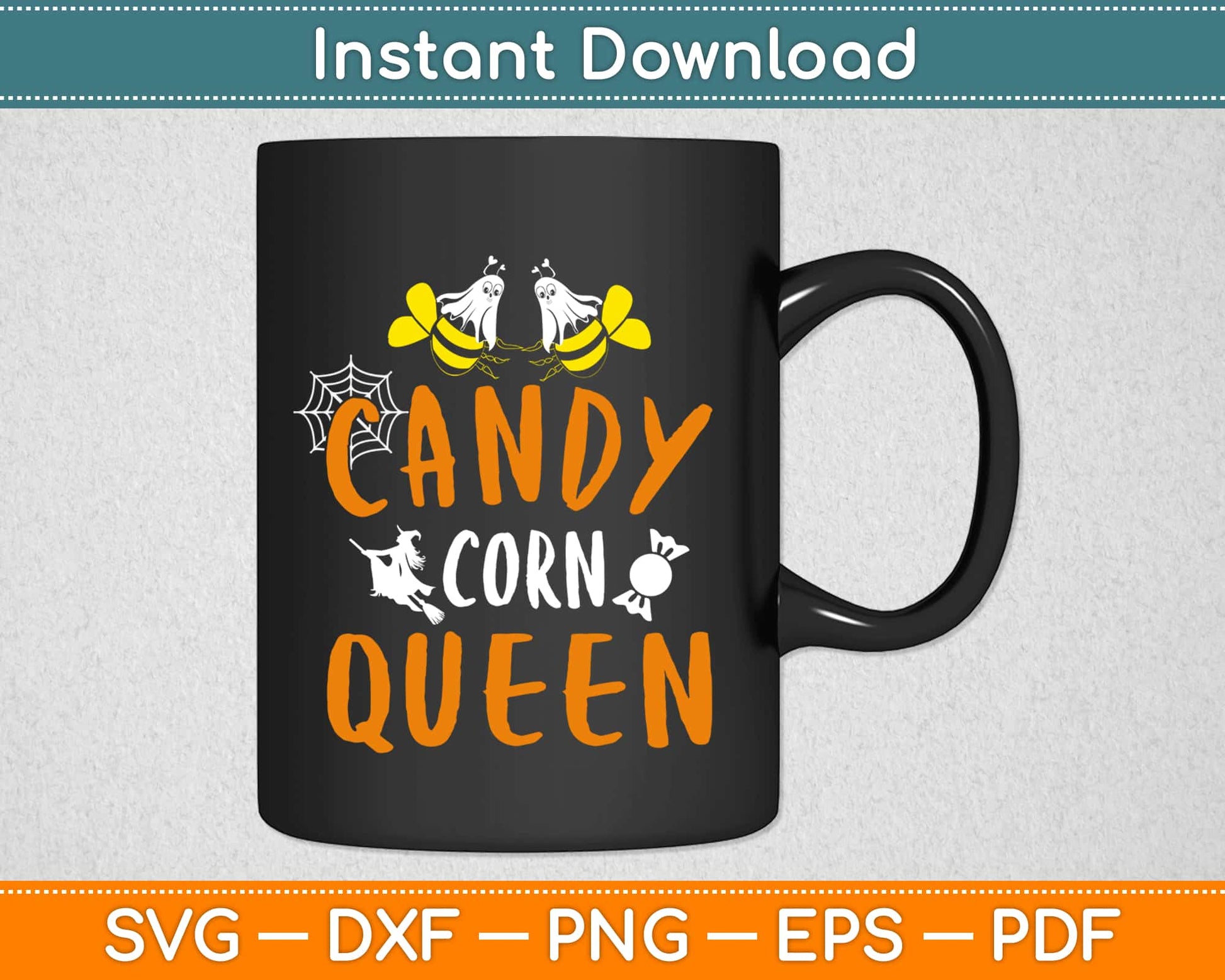 Candy Corn Queen Svg Design Cricut Printable Cutting Files