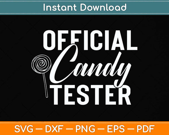 Candy Tester Funny Halloween Svg Png Dxf Digital Cutting File