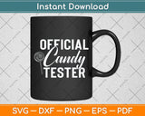 Candy Tester Funny Halloween Svg Png Dxf Digital Cutting File