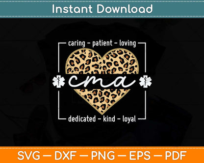 Certified Medical Assistant Svg Png Dxf Digital Cutting File