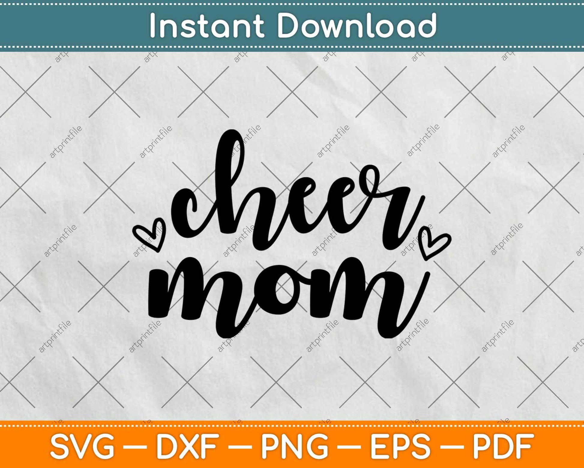 Cheer Mom Cheerleader Svg Design Cricut Printable Cutting Files