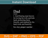 Christian Dad Definition Father's Day Svg Png Dxf Digital Cutting File