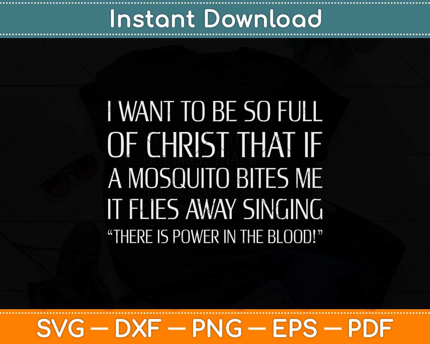 Christian Jesus Funny Religious Bible Mosquito Svg Png Dxf Digital Cutting File