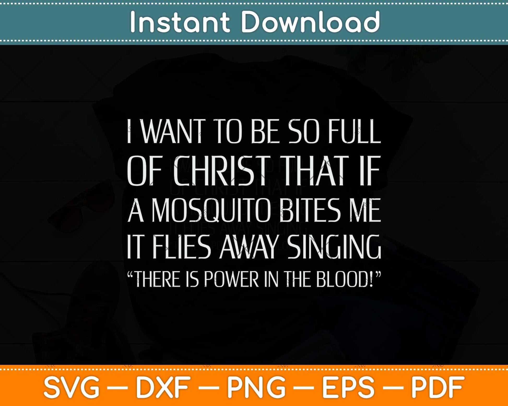 Christian Jesus Funny Religious Bible Mosquito Svg Png Dxf Digital Cutting File