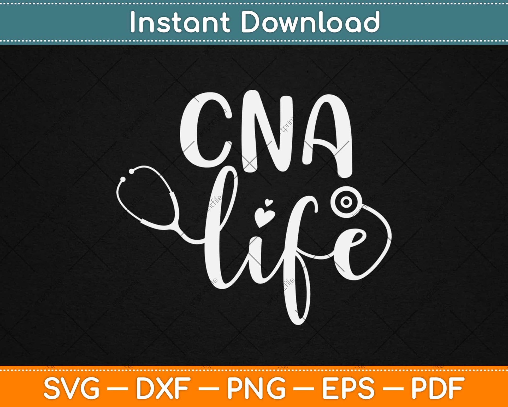 CNA Life Svg Design Cricut Printable Cutting Files