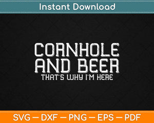 Cornhole Beer Corn Hole Bags Bar Party Funny Svg Design Cricut Printable Cutting File