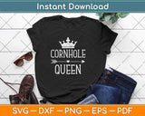 Cornhole Queen Svg Design Cricut Printable Cutting Files