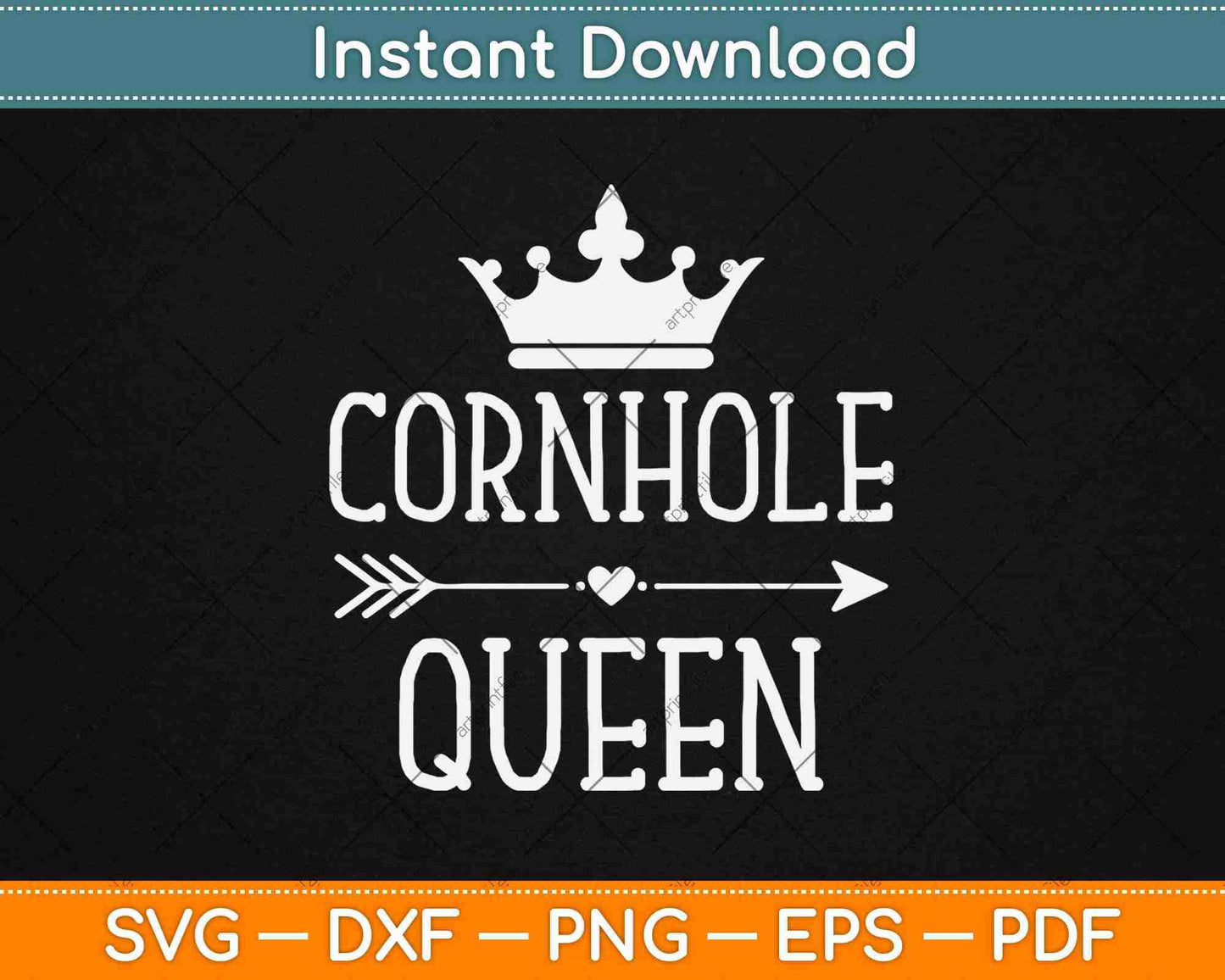 Cornhole Queen Svg Design Cricut Printable Cutting Files