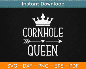 Cornhole Queen Svg Design Cricut Printable Cutting Files