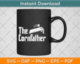 Cornhole The Cornfather Funny Fathers Day Svg Design Cricut Printable Cutting File