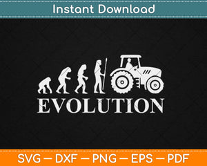 Cow Farmer Evolution Svg Design Cricut Printable Cutting Files