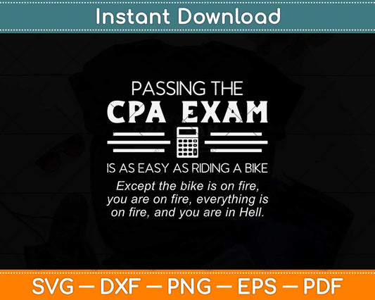 CPA Exam Accounting Major Certified Public Accountant Svg Png Dxf Cutting File
