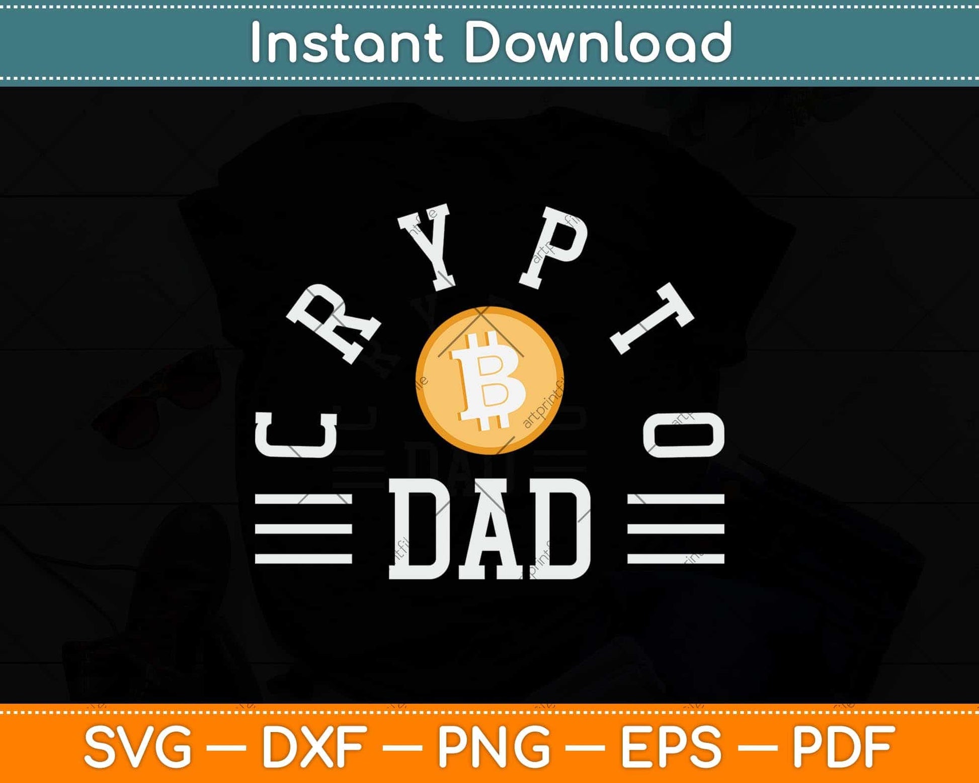 Crypto Dad Bitcoin Cryptocurrency Fathers Day Svg Cutting File –  artprintfile