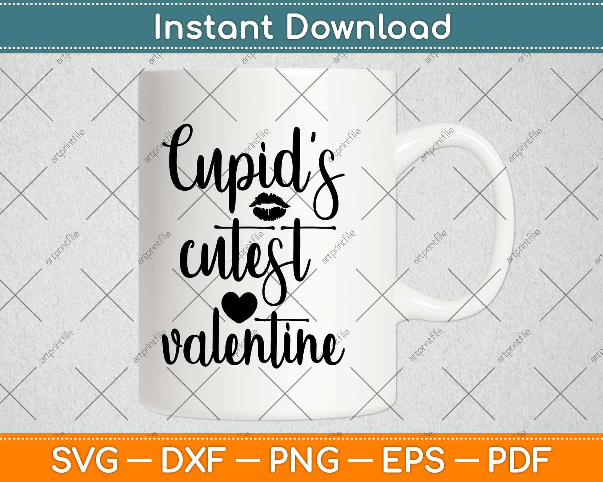 Cupid’s Cutest Valentine Svg Design Cricut Printable Cutting File