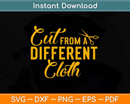 Cut From A Different Cloth Cool Krumping Hip Hop Dancer Svg Design