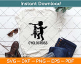 Cyclocross Cycling Svg Design Cricut Printable Cutting Files
