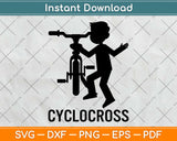 Cyclocross Cycling Svg Design Cricut Printable Cutting Files