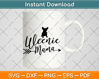 Dachshund Mom Svg Design Cricut Printable Cutting Files