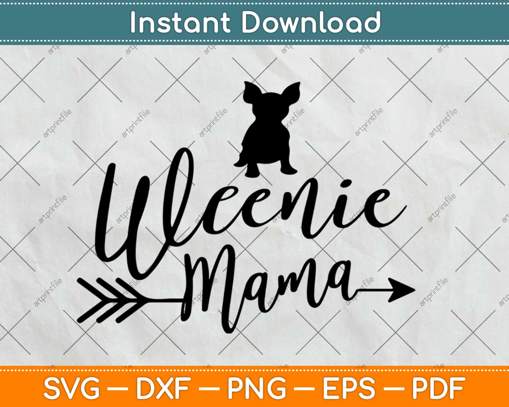 Dachshund Mom Svg Design Cricut Printable Cutting Files