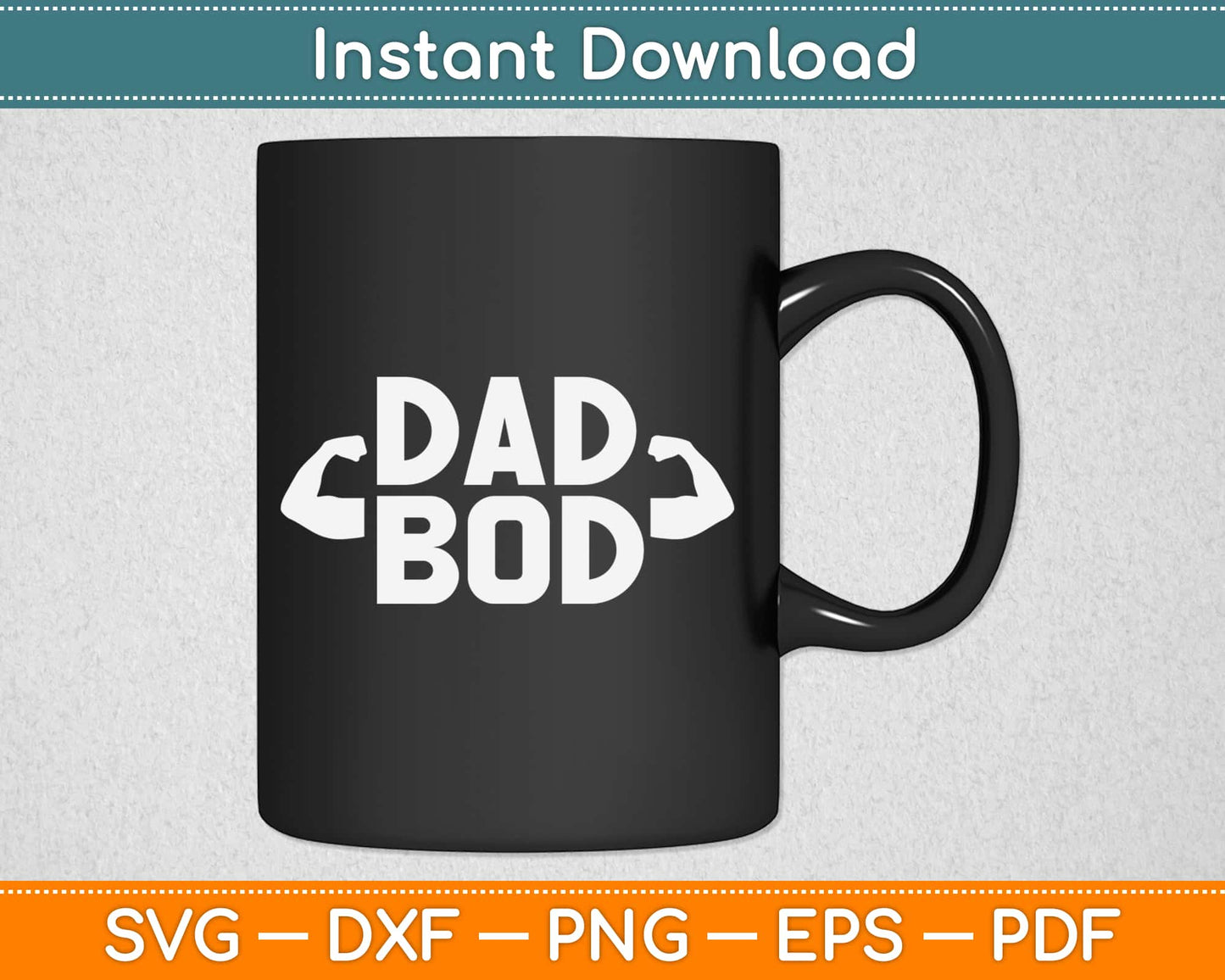 Dad Bod Svg Design Cricut Printable Cutting Files