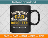 Dad From Daughter Funny Father's Day Svg Design Cricut Printable Cutting Files