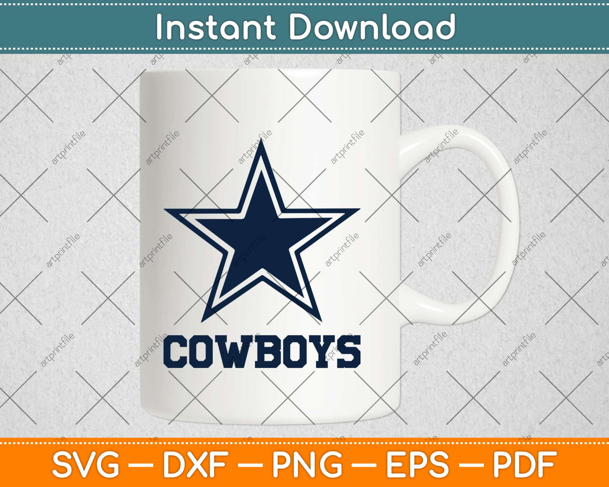 Dallas Cowboys Logo Svg Png Dxf Eps Craft Cut File Instant Download ...