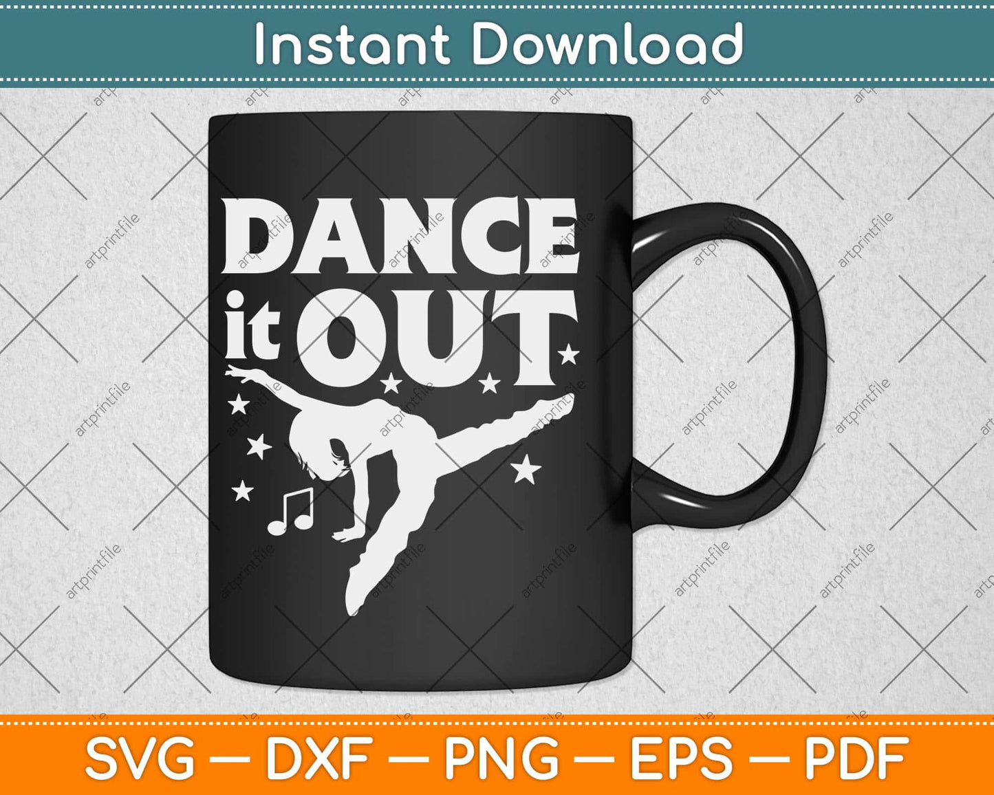 Dance It Out Dancer Funny Dancing Gifts Boys Girls Dancers Svg Design