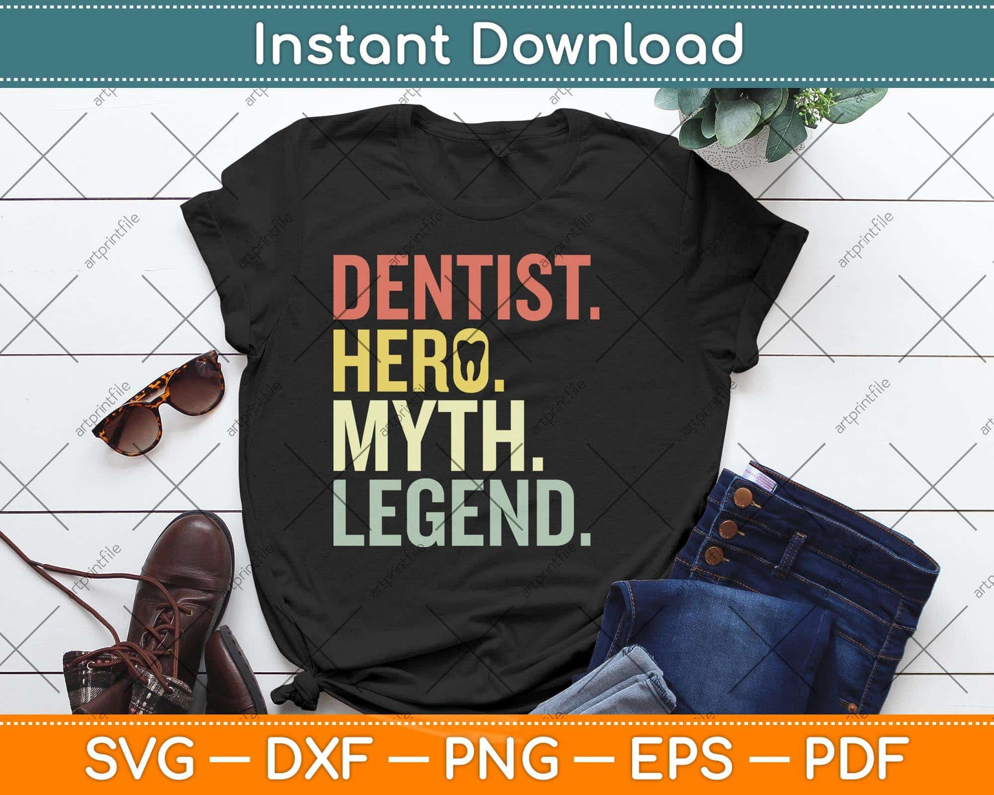 Dentist Hero Myth Legend Svg Png Dxf Digital Cutting File