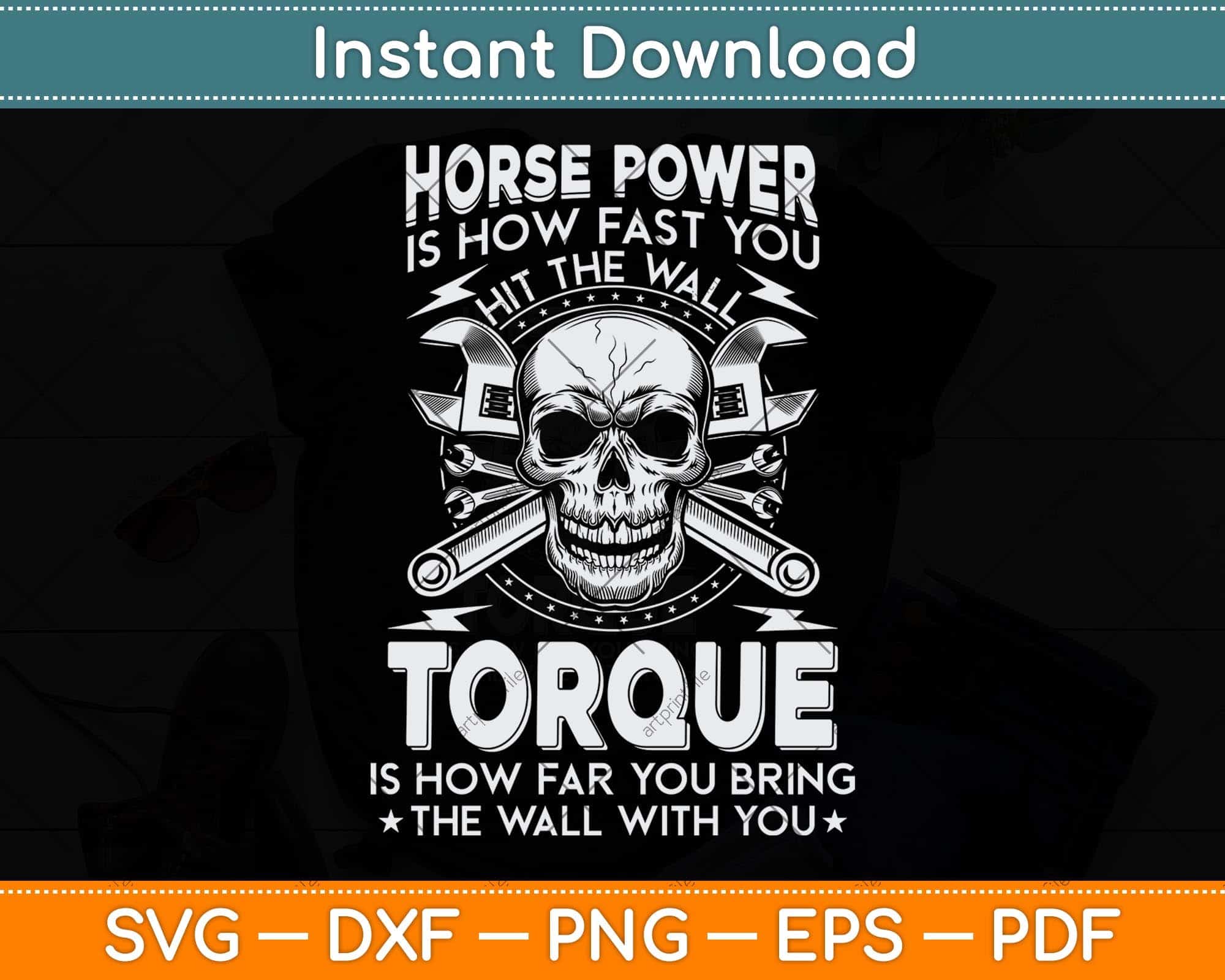 Diesel Mechanic Gift Funny Horsepower Torque Svg Cutting File ...