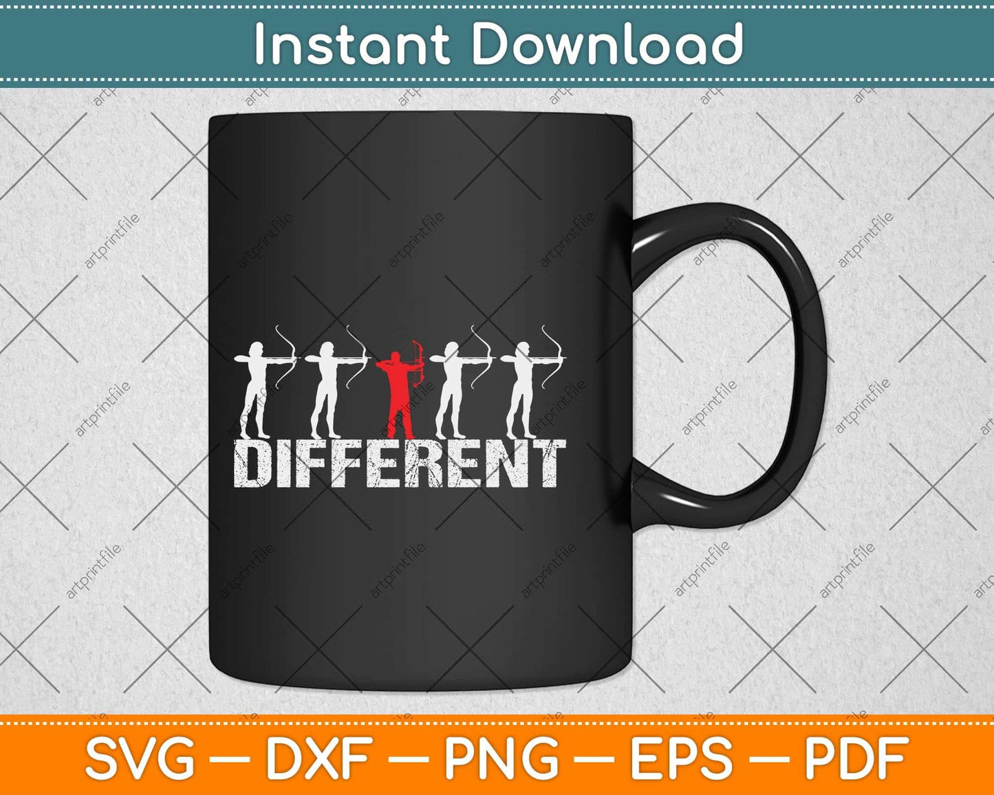 Different Archery Bow Hunting Svg Png Dxf Digital Cutting File
