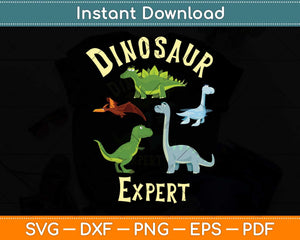 Dinosaur Expert Svg Png Dxf Digital Cutting File