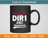 Dir1 And Diamonds Baseball Svg Design Cricut Printable Cutting Files